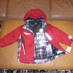 NWT ZeroXposur little boys two double layered winter snow coat combination
